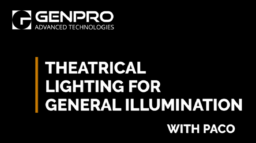 Theatrical Lighting for General Illumination