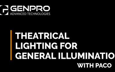 Theatrical Lighting for General Illumination of Large Spaces